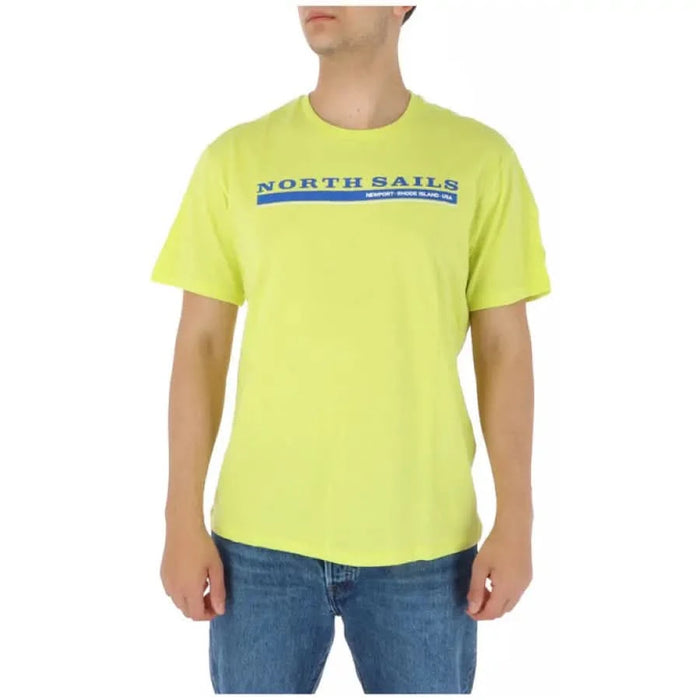 North Sails - Men T-Shirt - yellow / S - Clothing T-shirts