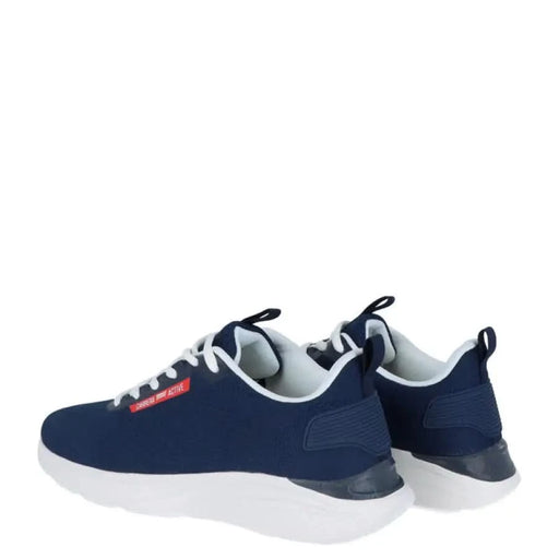 Navy blue Carrera Men Sneakers featuring white soles and laces for athletic style