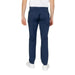 Navy Blue Chino Pants by Armani Exchange on a Person in White Shirt and White Sneakers