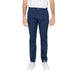 Navy blue chino trousers from Armani Exchange for men, offering style and comfort