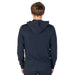 Navy blue hooded sweatshirt from Emporio Armani Men Sweatshirts, rear view