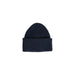 Navy blue knit winter beanie hat from Pieces Women Cap for warm winter style