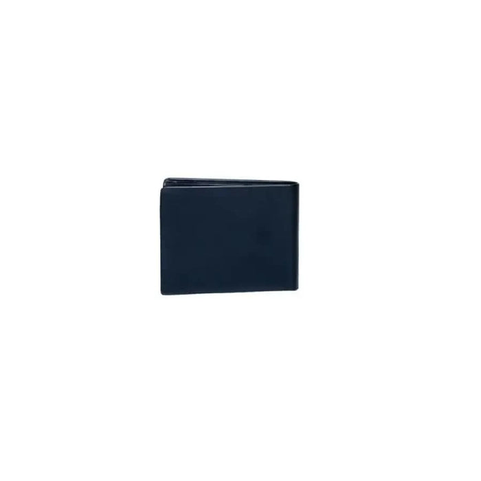 Navy blue leather bifold wallet from Guess Men Wallet collection