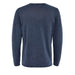 Navy blue long-sleeved crewneck shirt by Only & Sons Men Sweatshirts