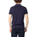 Navy blue polo shirt with white trim by Armani Exchange for men