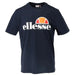 Navy blue Ellesse Men T-Shirt with Ellesse logo and brand name printed on the front