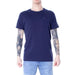 Navy blue Tommy Hilfiger T-shirt on tattooed model from Tommy Hilfiger Men’s Collection