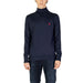 Navy blue turtleneck sweater with red logo from U.S. Polo Assn. Men’s Knitwear line