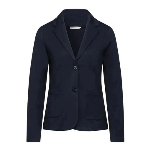 Navy blue Women’s Blazer with two buttons from Street One for a stylish look