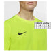 Neon yellow Nike athletic shirt featuring black logo on chest for men