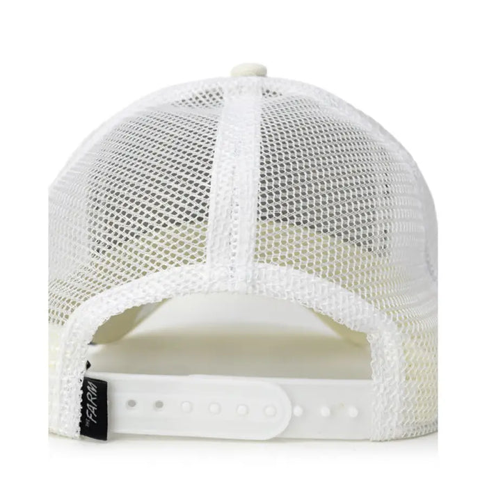 The North Face mesh trucker hat displayed in Goorin Bros Men Cap collection