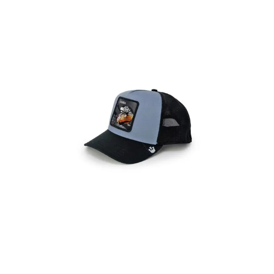 Goorin Bros Men Cap - The North Face Trucker Hat displayed on a stylish hat stand