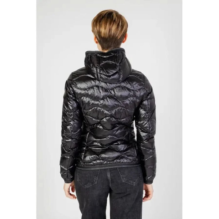 Blauer Women Jacket featuring The North Face down jacket for spring summer season