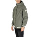 Olive green hooded jacket featuring white accent stripes from Replay Men’s collection