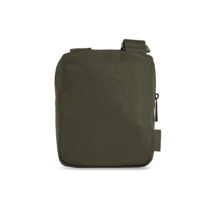 Olive green square pouch bag with zipper closure from Calvin Klein Men collection