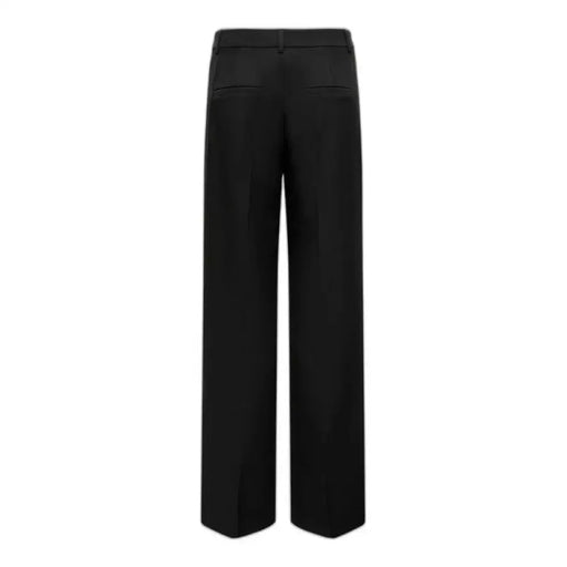 Pair of black wide-leg trousers from Only Women Trousers collection