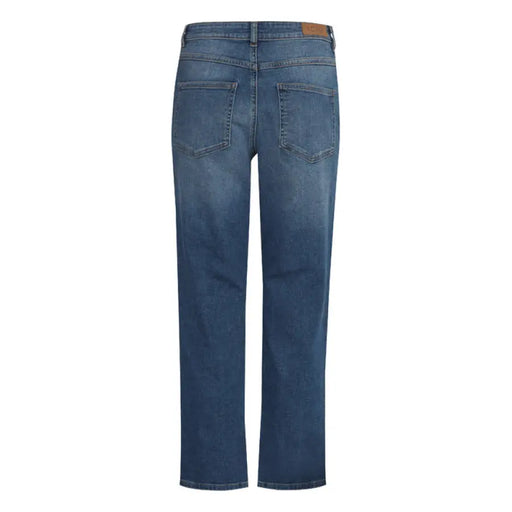 Pair of blue denim straight leg jeans from Ichi Women Jeans collection