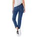 Only Women Jeans - Blue Denim Jeans Worn by Model Standing