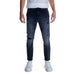 Distressed dark blue jeans with rips and fading from Antony Morato for men