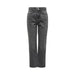 Gray straight-leg denim jeans by Only, perfect for women’s casual fashion