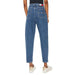 Tommy Hilfiger high-waisted straight-leg blue jeans for women with logo on waistband