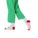 Happy Socks Women Underwear featuring vibrant green pants and colorful patterned socks