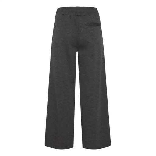 Ichi Ichi women wearing stylish charcoal Ichi women trousers