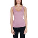 Pink sleeveless top with lace trim, Vero Moda Women Undershirt