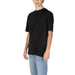 Plain black crew neck t-shirt from Calvin Klein Jeans for men, versatile and stylish