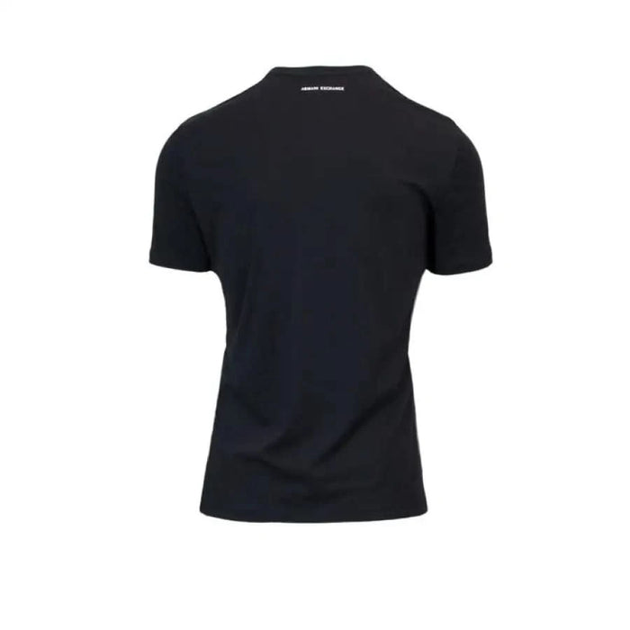 Black crew neck short-sleeved t-shirt Armani Exchange product Armani Exchange Men T-Shirt