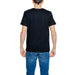 Plain black t-shirt displayed from the back in Drop Season 2 Men T-Shirt collection