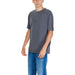 Plain gray short sleeve t-shirt from Calvin Klein Jeans for men