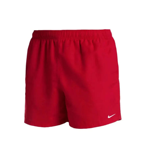 Red Nike athletic shorts with elastic waistband for Men by Nike Swim