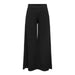 Yong Jacqueline women wearing The Row black crepe wide-leg trousers