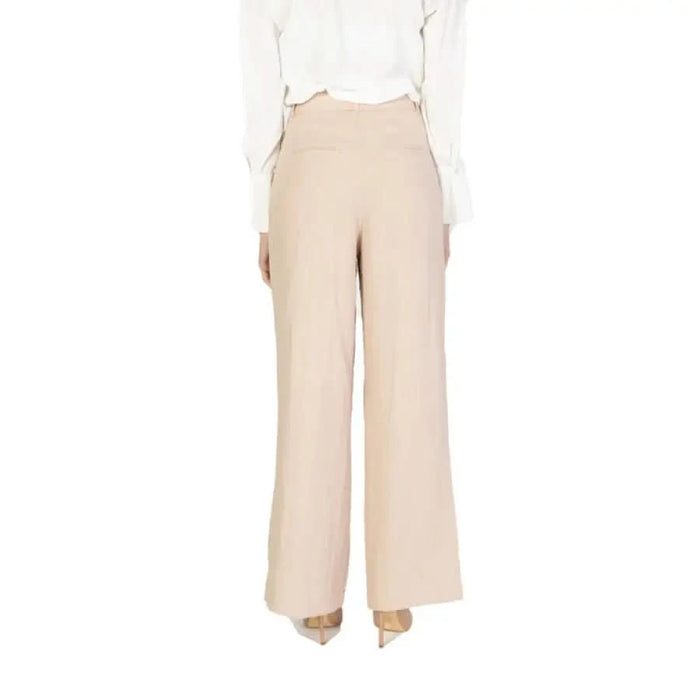 Vero Moda silk blouse featured with Vero Moda Women Trousers