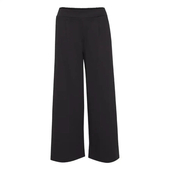 Ichi Ichi women wearing stylish wide leg trousers in product showcase