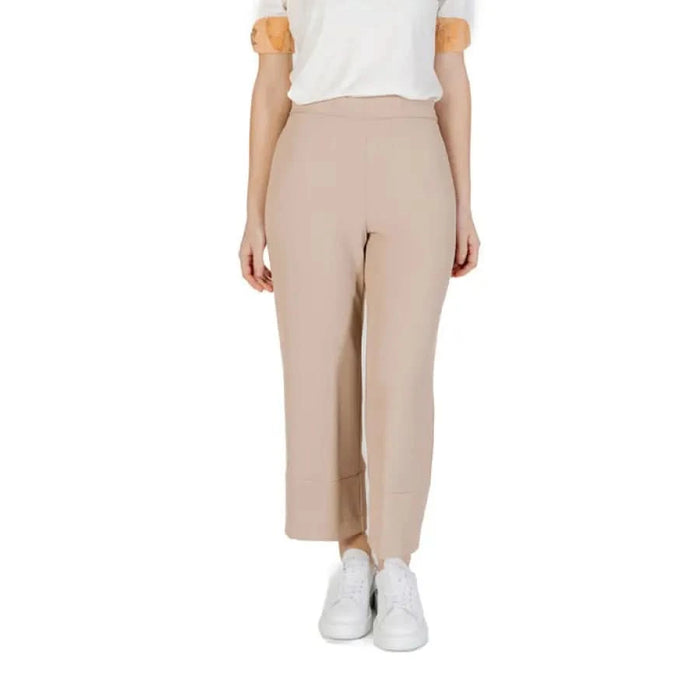 Sandro Ferrone women’s trousers with Row Tru crop top