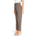 Taupe high-waisted trousers with tie belt and tapered legs by Only Women Trousers