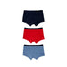 Emporio Armani men’s boxer briefs in navy, red, and light blue