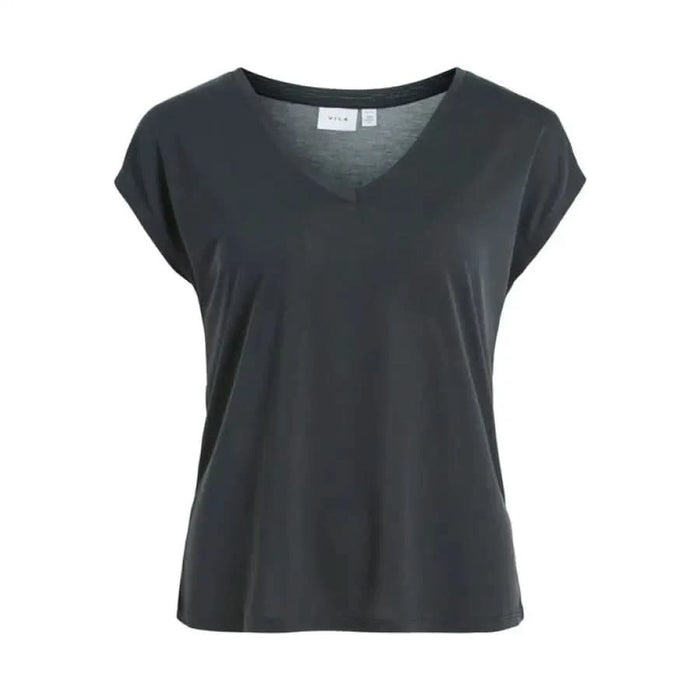 Vila Clothes - Women T-Shirt - black / XS - Clothing