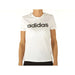 White Adidas Women T-Shirt featuring black logo text for stylish athleisure wear