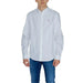 White button-down dress shirt with logo, Tommy Hilfiger Jeans Men Shirt