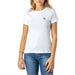 White Calvin Klein t-shirt with ’CK’ logo on chest from Calvin Klein Jeans Women T-Shirt collection