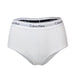 White Calvin Klein women’s underwear briefs with elastic waistband for comfort and style