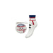 Urban style clothing, white Christmas ornament with snowman in patriotic hat