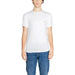 White crew neck t-shirt with small logo, from Emporio Armani Underwear collection