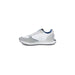 White and gray athletic sneaker with blue heel accent from Blauer Men Sneakers