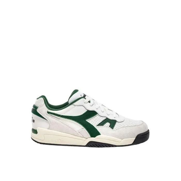 White and green retro athletic sneaker from Diadora Men Sneakers collection