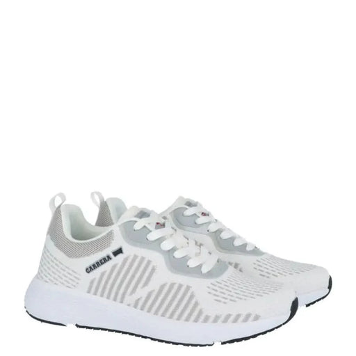 Urban city fashion white and grey Carrera men sneaker with mesh design