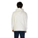 White hooded sweatshirt from behind in Calvin Klein Jeans Men Sweatshirts collection